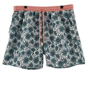 CADEN LANE Swim Trunks Mens Size Extra Large Beachy Blooms Beach Travel Vacation